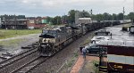 NS 4130 leads the northbound through town.